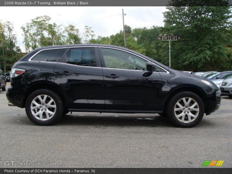 Brilliant Black / Black 2008 Mazda CX-7 Touring