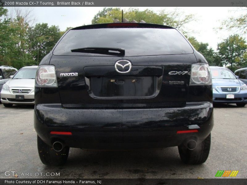 Brilliant Black / Black 2008 Mazda CX-7 Touring