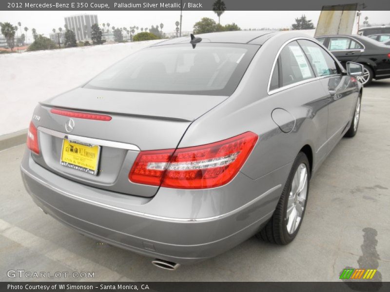 Palladium Silver Metallic / Black 2012 Mercedes-Benz E 350 Coupe