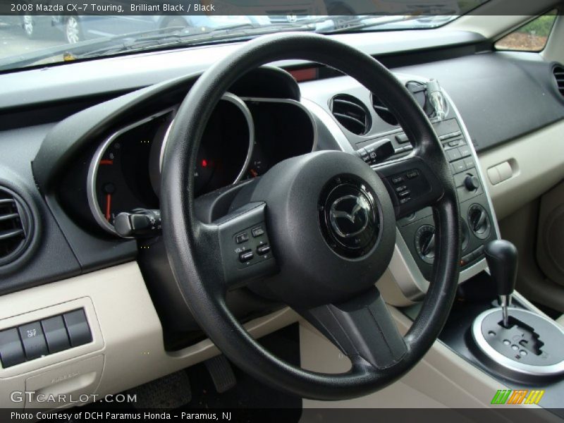 Brilliant Black / Black 2008 Mazda CX-7 Touring