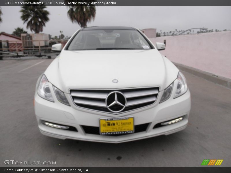 Arctic White / Almond/Mocha 2012 Mercedes-Benz E 350 Coupe