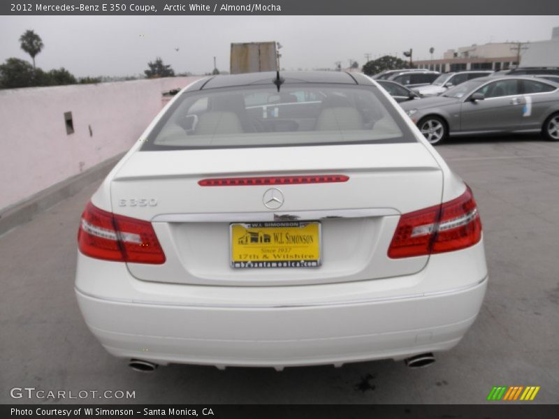 Arctic White / Almond/Mocha 2012 Mercedes-Benz E 350 Coupe