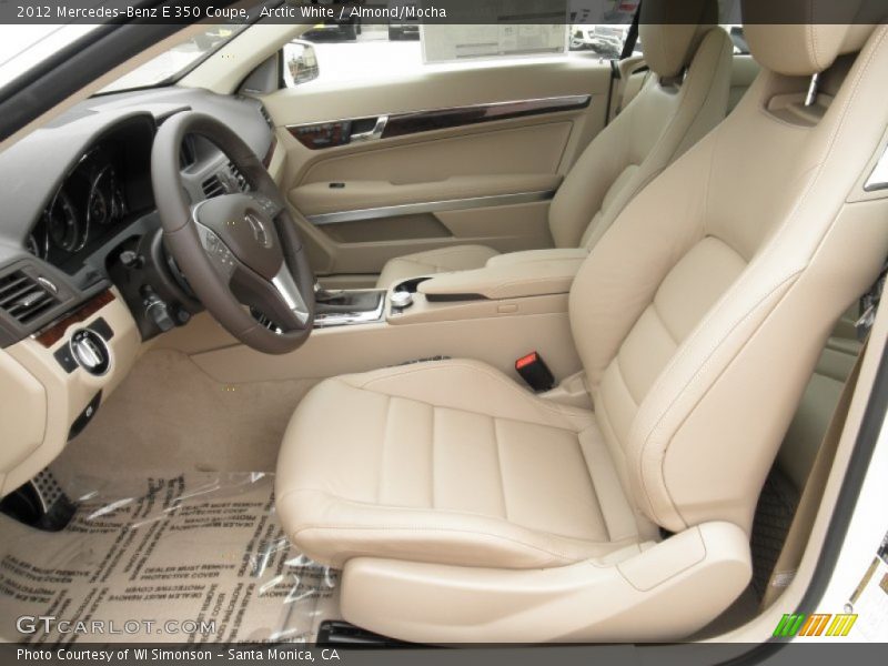  2012 E 350 Coupe Almond/Mocha Interior