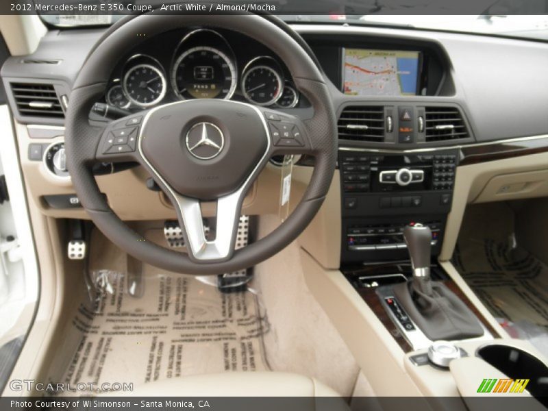 Dashboard of 2012 E 350 Coupe