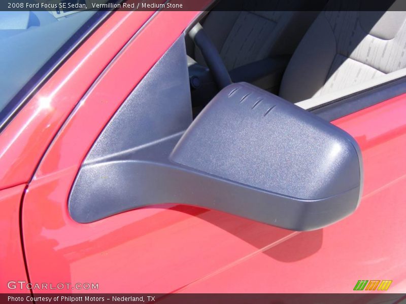 Vermillion Red / Medium Stone 2008 Ford Focus SE Sedan