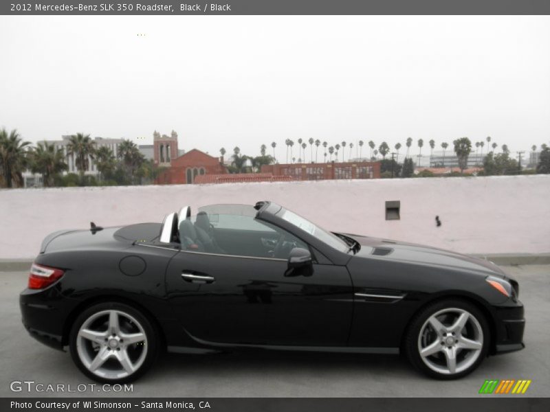 Black / Black 2012 Mercedes-Benz SLK 350 Roadster