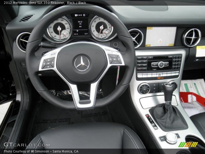 Black / Black 2012 Mercedes-Benz SLK 350 Roadster