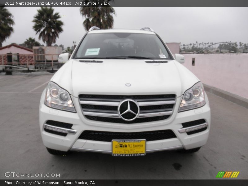 Arctic White / Black 2012 Mercedes-Benz GL 450 4Matic