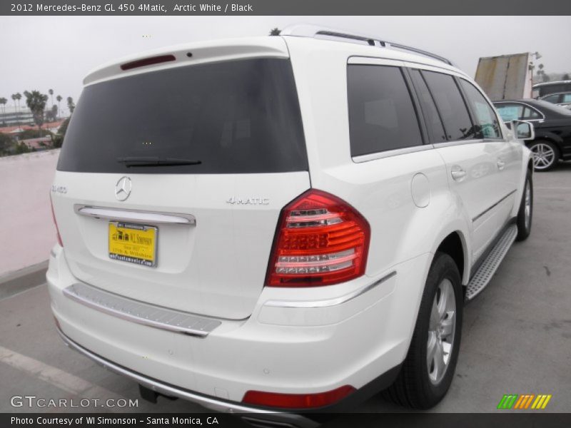 Arctic White / Black 2012 Mercedes-Benz GL 450 4Matic