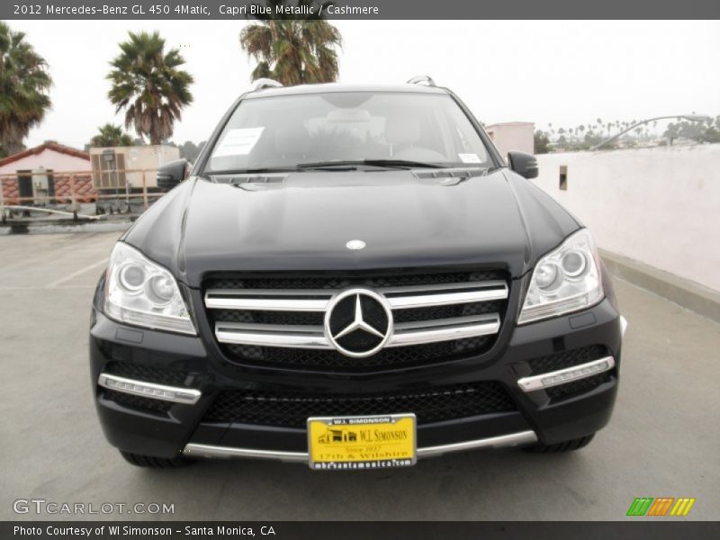 Capri Blue Metallic / Cashmere 2012 Mercedes-Benz GL 450 4Matic