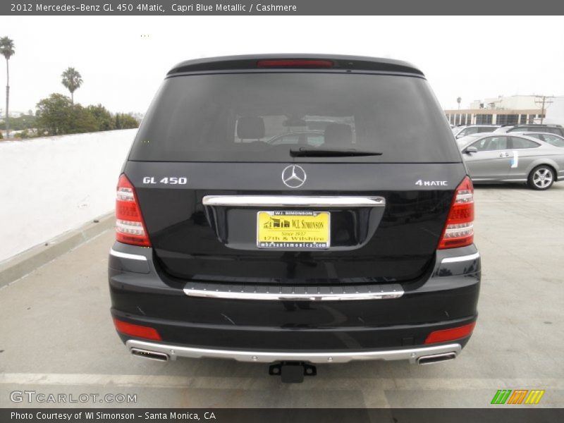 Capri Blue Metallic / Cashmere 2012 Mercedes-Benz GL 450 4Matic