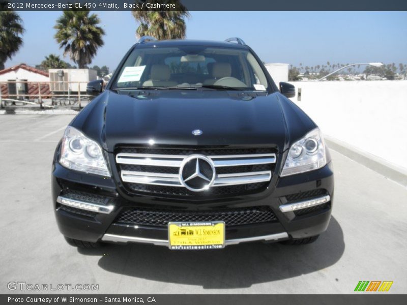 Black / Cashmere 2012 Mercedes-Benz GL 450 4Matic