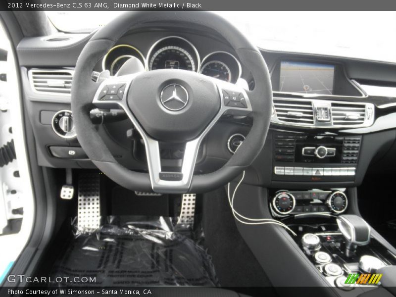 Dashboard of 2012 CLS 63 AMG