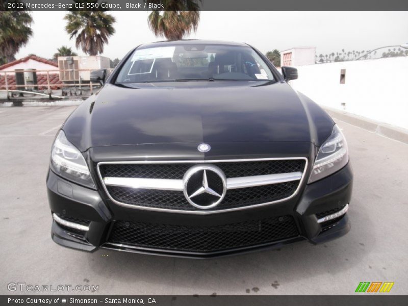 Black / Black 2012 Mercedes-Benz CLS 550 Coupe