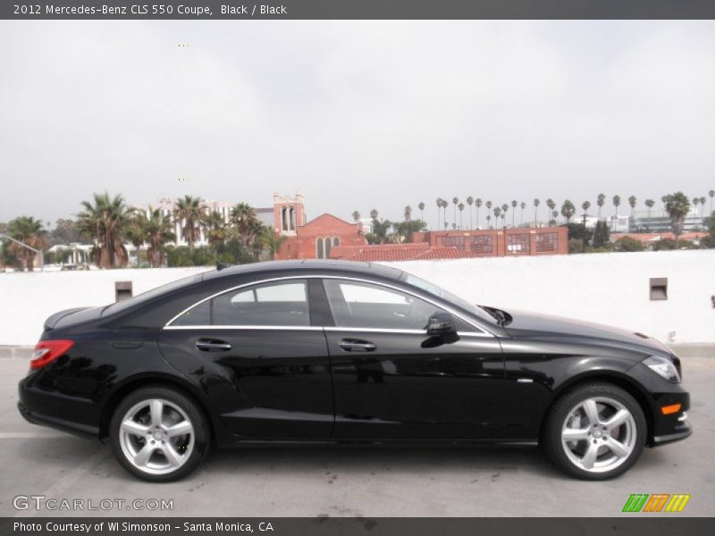 Black / Black 2012 Mercedes-Benz CLS 550 Coupe