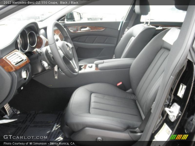 Black / Black 2012 Mercedes-Benz CLS 550 Coupe