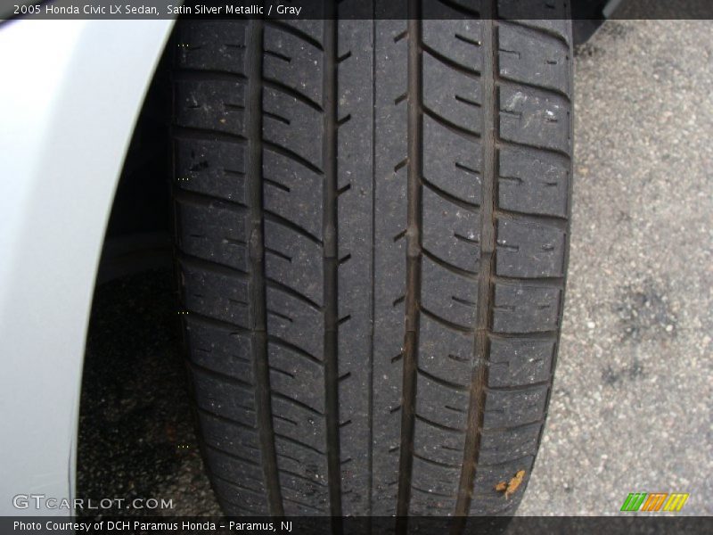 Satin Silver Metallic / Gray 2005 Honda Civic LX Sedan