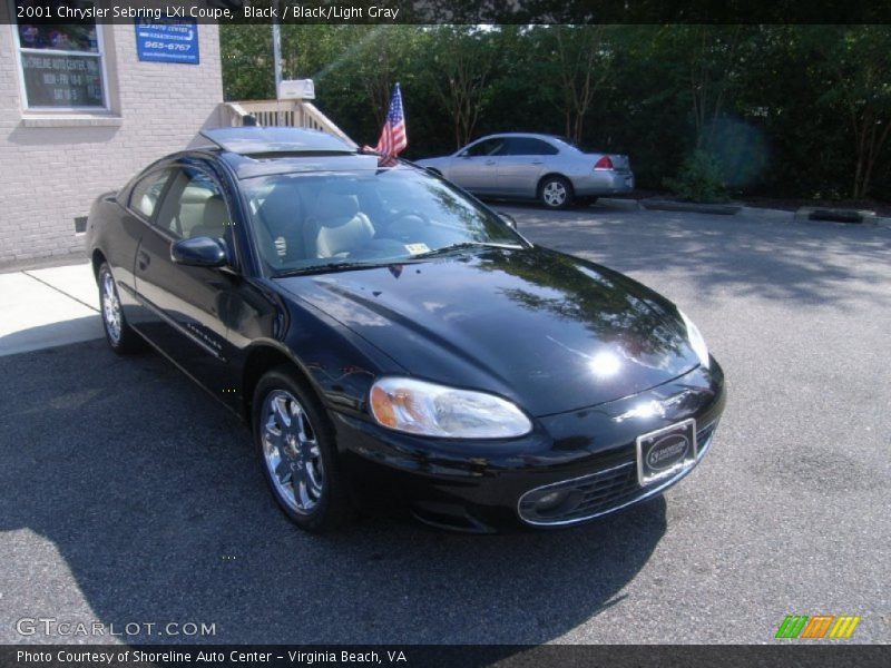 Black / Black/Light Gray 2001 Chrysler Sebring LXi Coupe