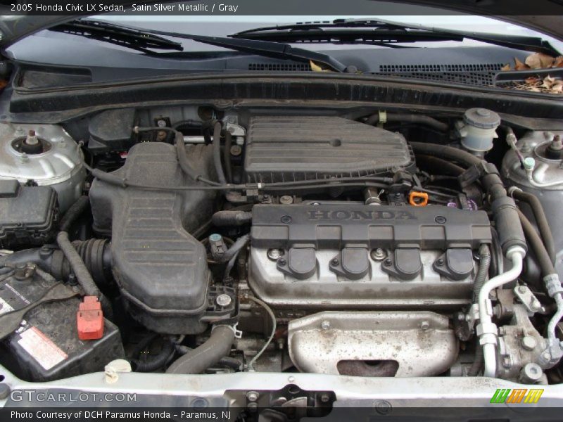  2005 Civic LX Sedan Engine - 1.7L SOHC 16V VTEC 4 Cylinder
