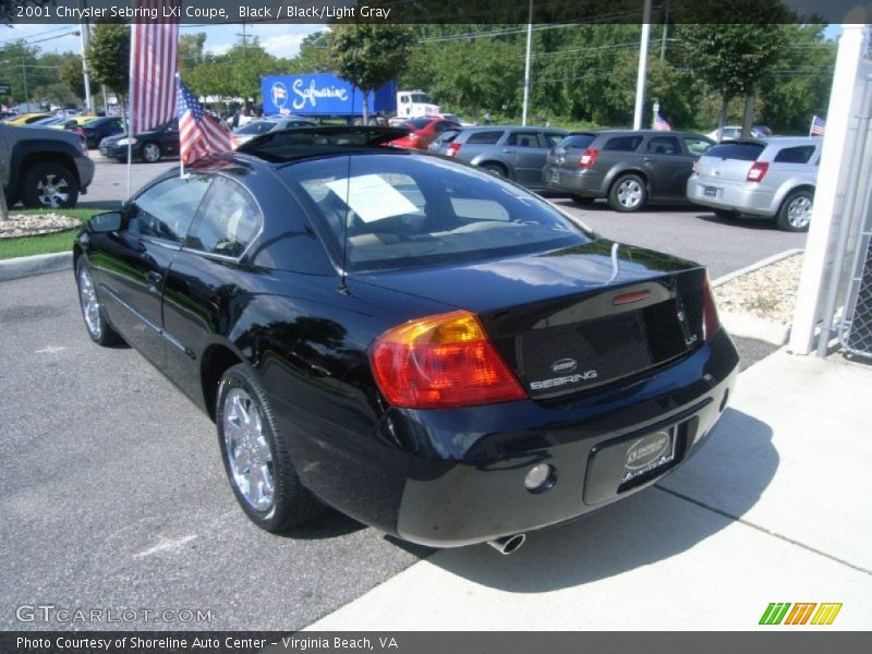 Black / Black/Light Gray 2001 Chrysler Sebring LXi Coupe