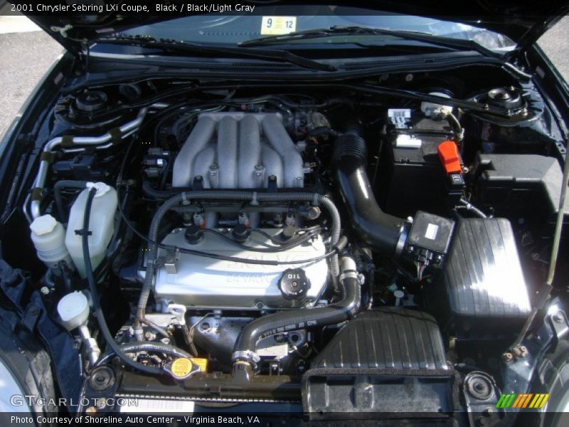 Black / Black/Light Gray 2001 Chrysler Sebring LXi Coupe