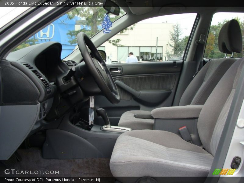 2005 Civic LX Sedan Gray Interior