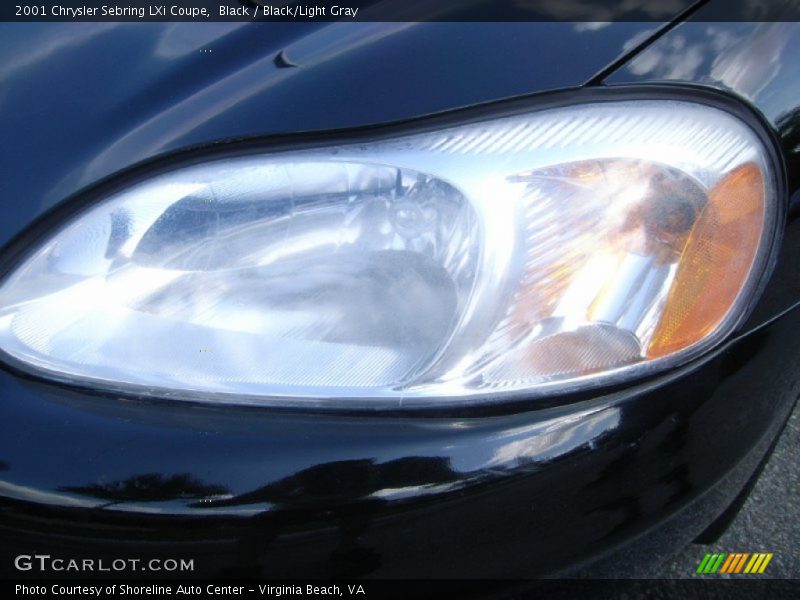 Black / Black/Light Gray 2001 Chrysler Sebring LXi Coupe