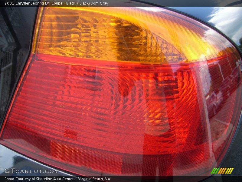 Black / Black/Light Gray 2001 Chrysler Sebring LXi Coupe