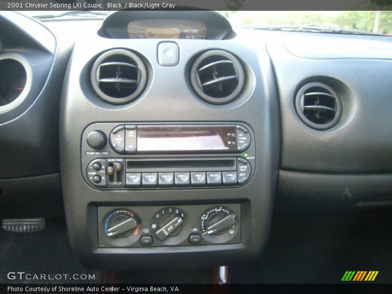 Black / Black/Light Gray 2001 Chrysler Sebring LXi Coupe
