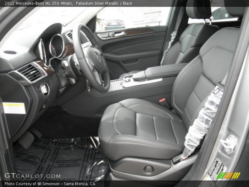  2012 ML 350 4Matic Black Interior