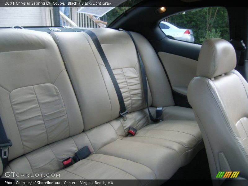 Black / Black/Light Gray 2001 Chrysler Sebring LXi Coupe