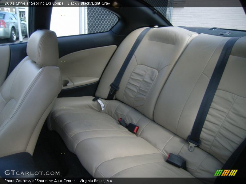 Black / Black/Light Gray 2001 Chrysler Sebring LXi Coupe