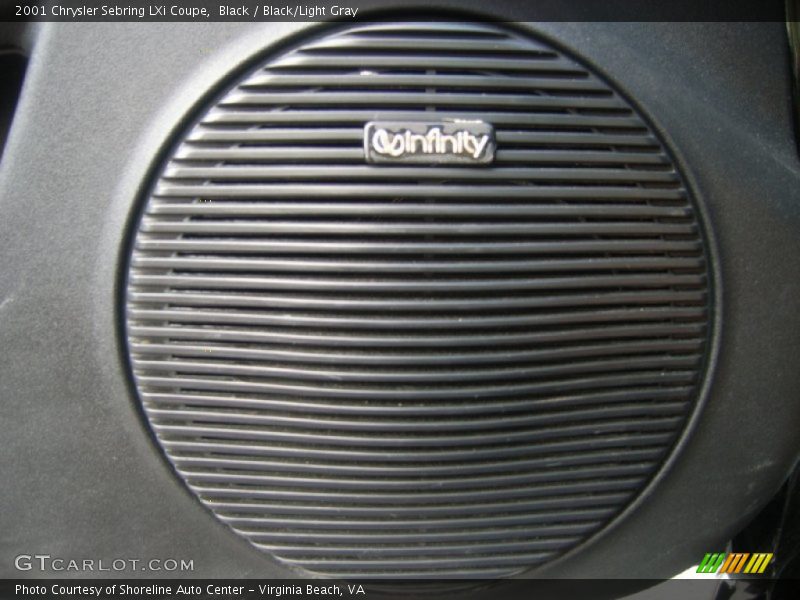 Black / Black/Light Gray 2001 Chrysler Sebring LXi Coupe