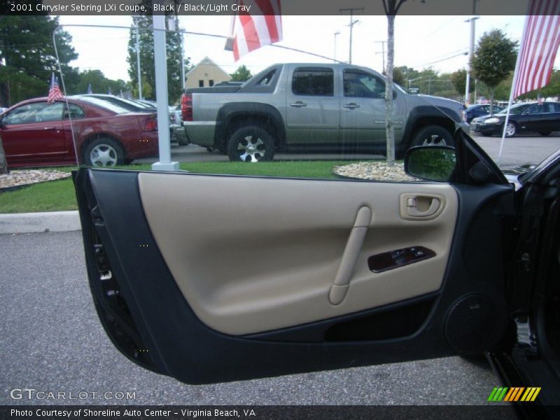 Black / Black/Light Gray 2001 Chrysler Sebring LXi Coupe