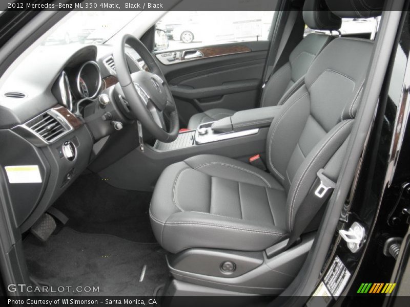  2012 ML 350 4Matic Black Interior