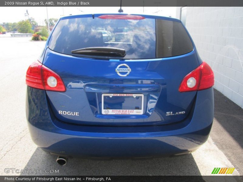 Indigo Blue / Black 2009 Nissan Rogue SL AWD