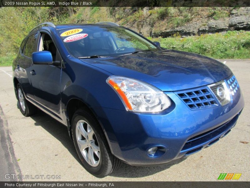 Indigo Blue / Black 2009 Nissan Rogue SL AWD