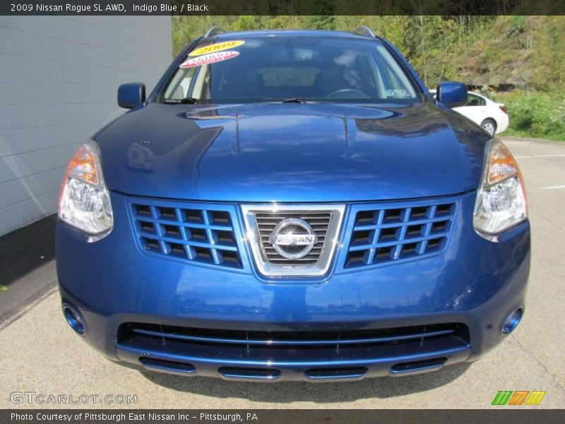 Indigo Blue / Black 2009 Nissan Rogue SL AWD
