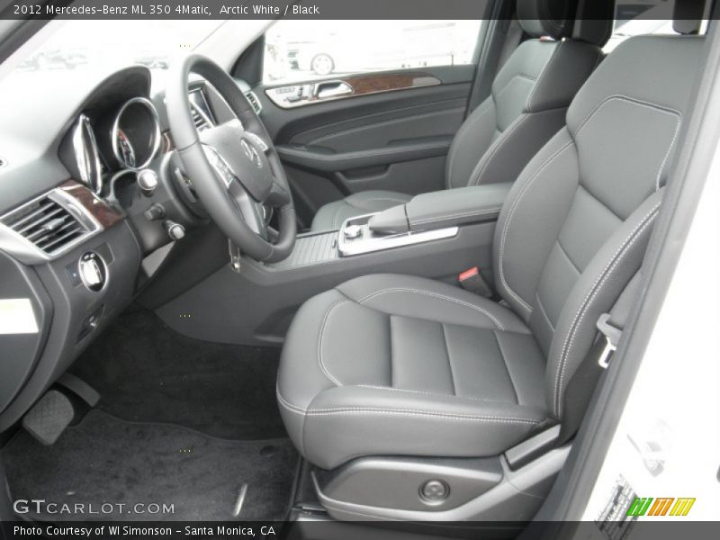  2012 ML 350 4Matic Black Interior
