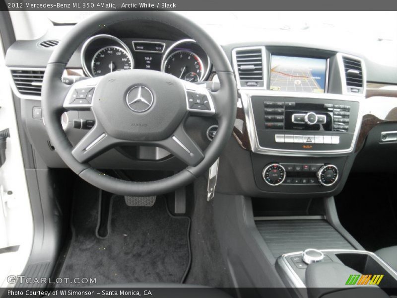 Dashboard of 2012 ML 350 4Matic