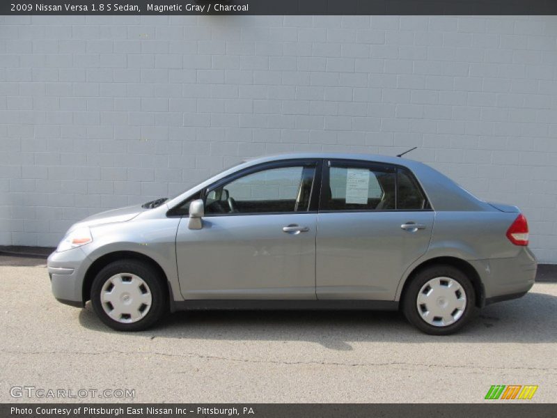 Magnetic Gray / Charcoal 2009 Nissan Versa 1.8 S Sedan