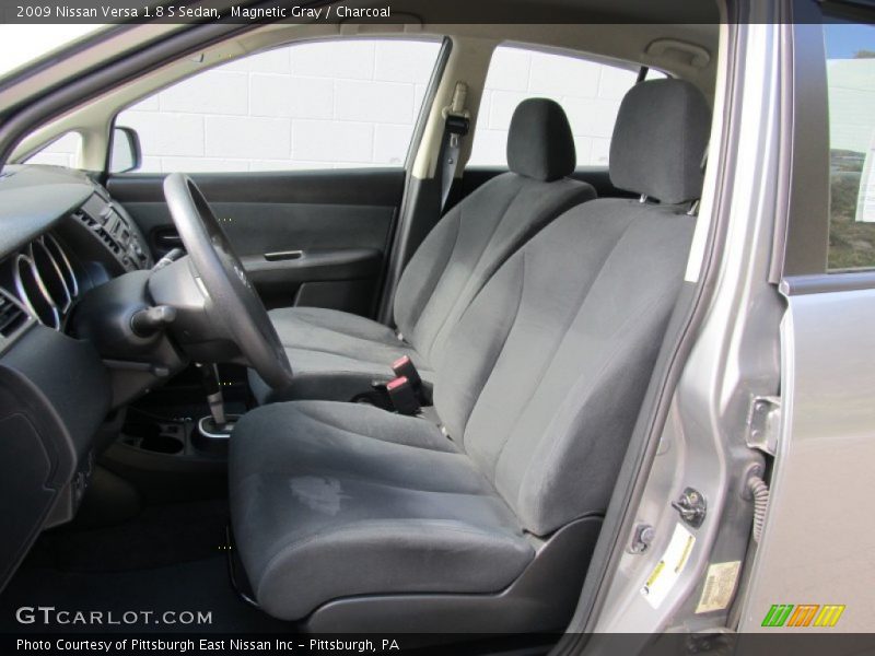 Magnetic Gray / Charcoal 2009 Nissan Versa 1.8 S Sedan