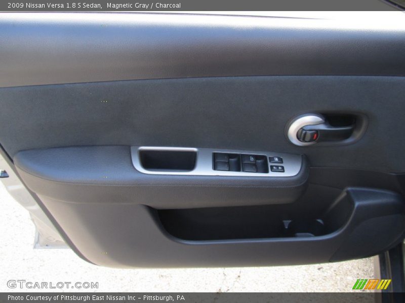 Magnetic Gray / Charcoal 2009 Nissan Versa 1.8 S Sedan