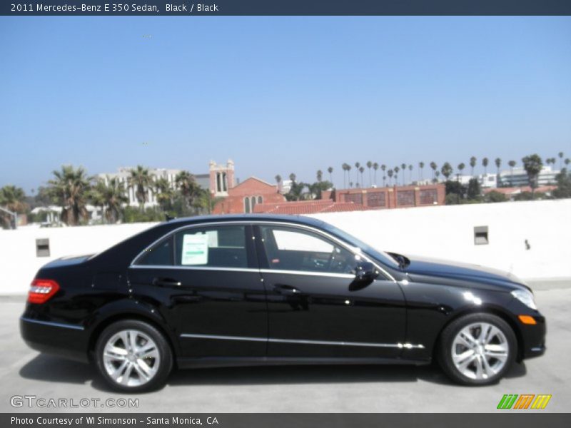Black / Black 2011 Mercedes-Benz E 350 Sedan
