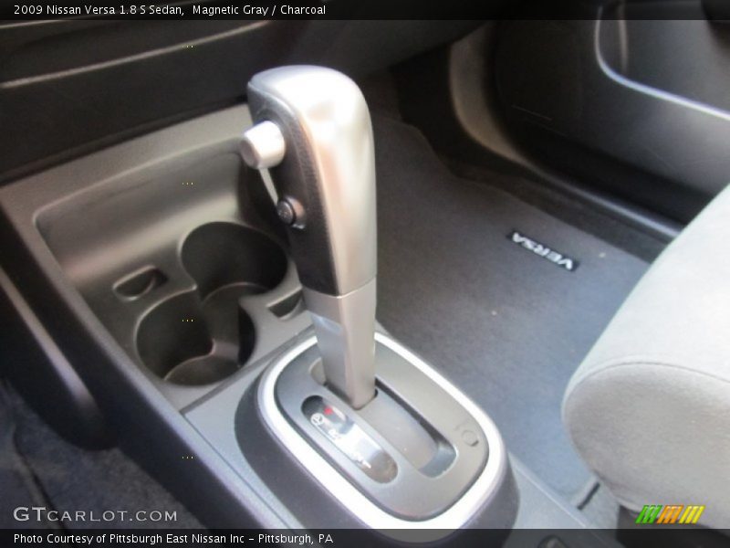 Magnetic Gray / Charcoal 2009 Nissan Versa 1.8 S Sedan