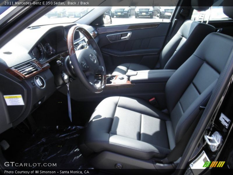 Black / Black 2011 Mercedes-Benz E 350 Sedan