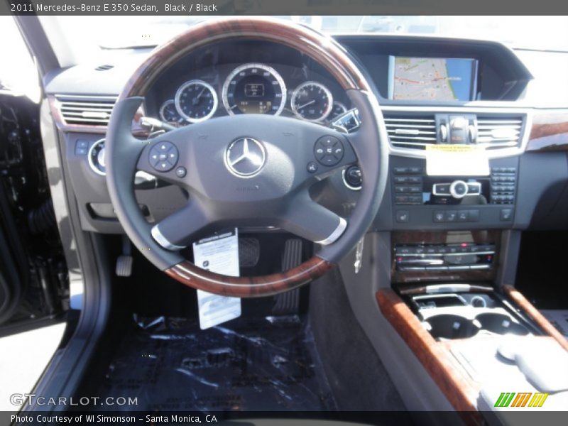 Black / Black 2011 Mercedes-Benz E 350 Sedan
