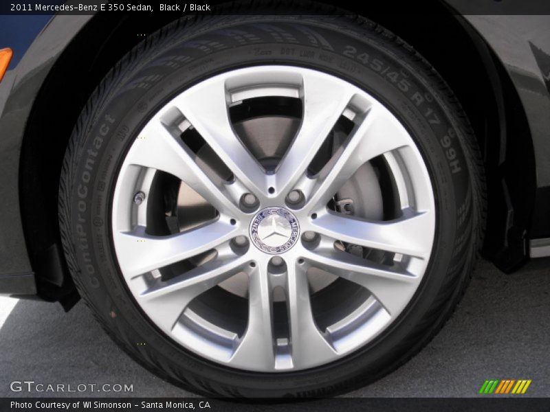 Black / Black 2011 Mercedes-Benz E 350 Sedan