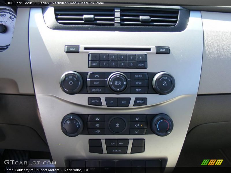 Vermillion Red / Medium Stone 2008 Ford Focus SE Sedan