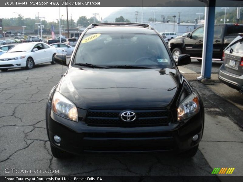 Black / Dark Charcoal 2006 Toyota RAV4 Sport 4WD